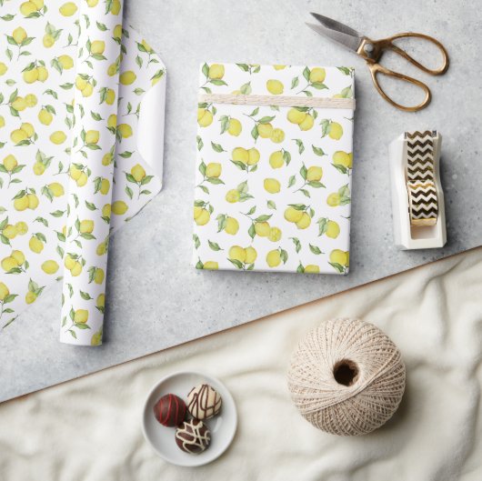 Citroen Zomer Cadeaupapier (Crafts)