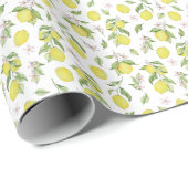 Citroen Zomer Cadeaupapier (Rol Hoek)