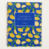 Citroen zomer citrusfruit patroon planner (Voorkant)