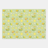 Citroen zomer inpakpapier vellen (Voorkant)