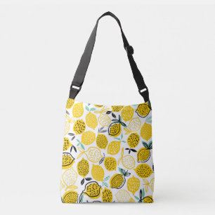 Citroen Zomer Ontwerp Illustratie Crossbody Tas