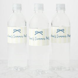 Citroen Zomer Picknickfeest Waterfles Etiket