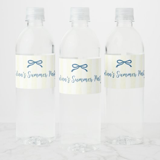 Citroen Zomer Picknickfeest Waterfles Etiket (Flessen)