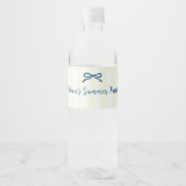 Citroen Zomer Picknickfeest Waterfles Etiket (Voorkant)