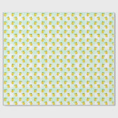 Citroen Zomer Verjaardag Cadeaupapier (Vlak)