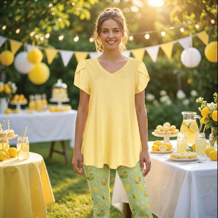 Citroen Zomerpatroon Leggings