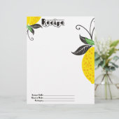 citroenbakkerkrecept letterhead (Staand voorkant)