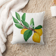 Citroenbladeren Citrus Geel Groen Blad Waterverf