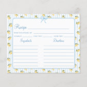 Citroenblauw Italiaans Vrijgezellenfeest Receptenk (Voorkant)