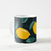 Citroenbloemen,  zomertextuur. koffiemok (Voorkant links)