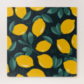 Citroenbloemen,  zomertextuur. legpuzzel (Horizontaal)