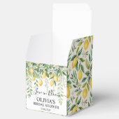 Citroenbloesem Bruidsfeestje Bedankdoosjes (Geopend)