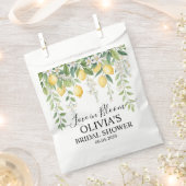 Citroenbloesem Bruidsfeestje Bedankzakje (Geknipt)