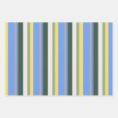 Citroenbloesem en coördinerende strepen inpakpapier vel (Voorkant 2)