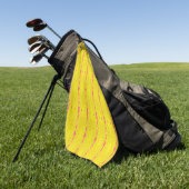 Citroenbloesem Golfhanddoek (Groen)