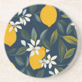 Citroenbloesem Mediterraan Zandsteen Onderzetter