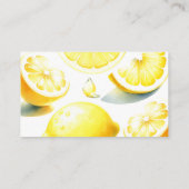 Citroenboek voor Baby Invitation Enclosure Kaart (Achterkant)