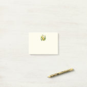 Citroenboeket met witte bloesems post-it® notes (Op bureau)