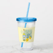 Citroenboerderij Retro Acryl Drinkbeker (Achterkant)