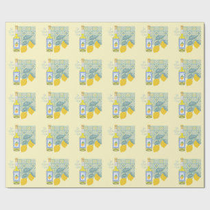 Citroenboerderij Retro Cadeaupapier