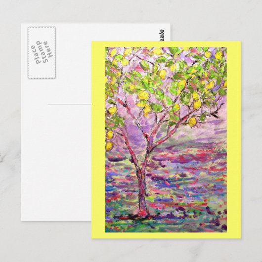 citroenboom briefkaart (Voorkant / Achterkant)