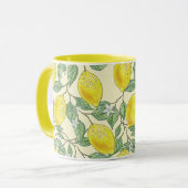 citroenboom Citrus Fruit Pattern Mok (Voorkant links)