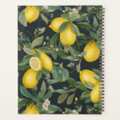 Citroenboom Custom Jaarlijkse Planner Hardcover (Achterkant)