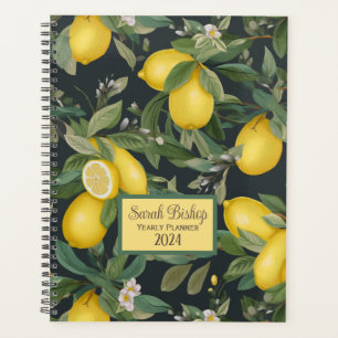 Citroenboom Custom Jaarlijkse Planner Hardcover