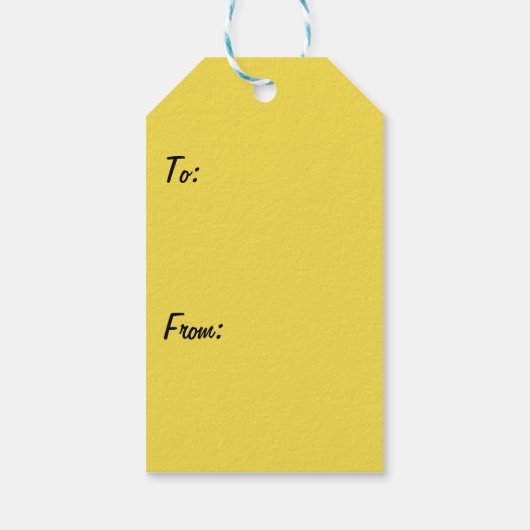 Citroenboom Gift Label Cadeaulabel (Achterkant)