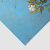 Citroenboom in kleipot met bloesems tissuepapier (Detail)