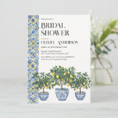 Citroenboom Italiaans Vrijgezellenfeest Kaart (Staand voorkant)