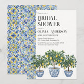 Citroenboom Italiaans Vrijgezellenfeest Kaart (Voorkant / Achterkant)