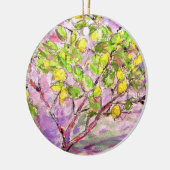 citroenboom keramisch ornament (Links)