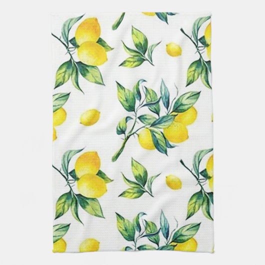 "Citroenboom" keukenhanddoek (Verticaal)