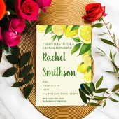 Citroenboom Thema Uitnodiging voor de Douche