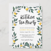 Citroenboombladeren van de partij Kitchen Kaart (Voorkant)