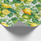 Citroenboomgaard Groene Gift Cadeaupapier (Hoek)