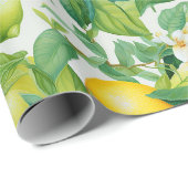 Citroenboomgaard Groene Gift Cadeaupapier (Rol Hoek)