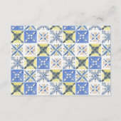 Citroenboomgaard Italiaans platteland bruiloft rec Informatiekaartje (Achterkant)