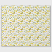  citroenboompatroon cadeaupapier (Vlak)