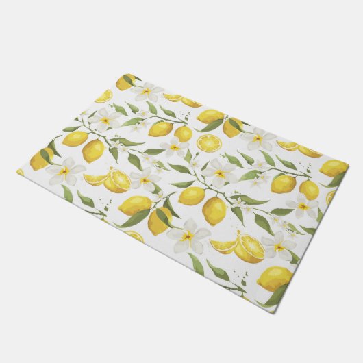  citroenboompatroon deurmat (Schuin)