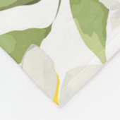  citroenboompatroon fleece deken (Hoek)