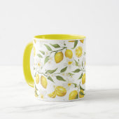 citroenboompatroon mok (Voorkant links)