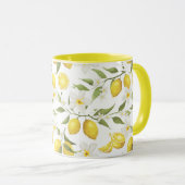 citroenboompatroon mok (Voorkant rechts)