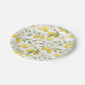  citroenboompatroon papieren bordje (Gekanteld)