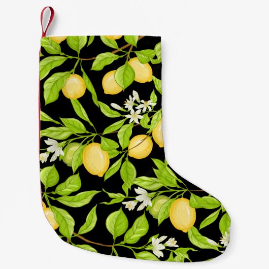 Citroenboomtak illustratie kleine kerstsok (Voorkant)