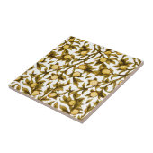 Citroenboomvruchten groen geel tegeltje (Zijkant)