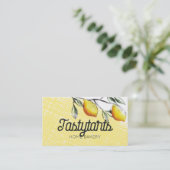 citroenbranche bakcateringbedrijf c... visitekaartje (Staand voorkant)