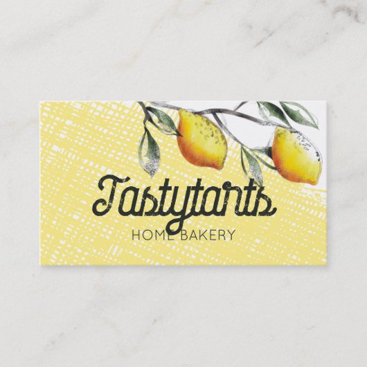 citroenbranche bakcateringbedrijf c... visitekaartje (Voorkant)