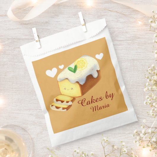 Citroenbrood met ijs bedankzakje (Geknipt)